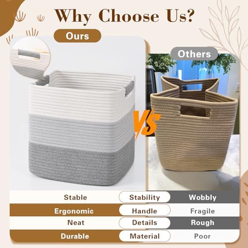 12 Inch Storage Cubes, 3 Pack Cube Storage Bins - Image 5