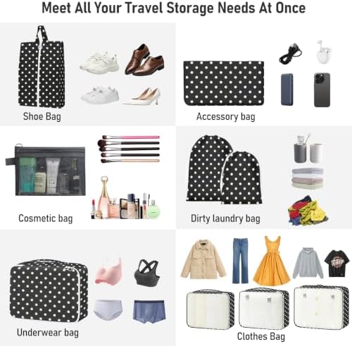 Packing Cubes for Travel 10 Set Luggage Organizer Bags - Image 5