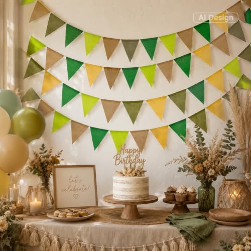 G2PLUS Pennant Banner, Triangle Flag Bunting and Bunting Garland - Image 7