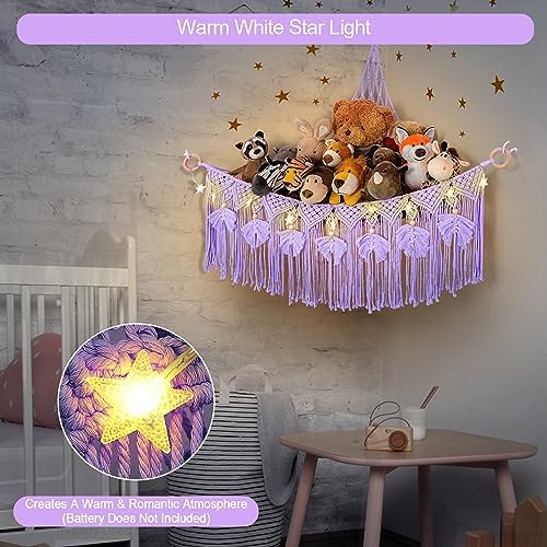 Macrame Stuffed Animal Storage - Image 2