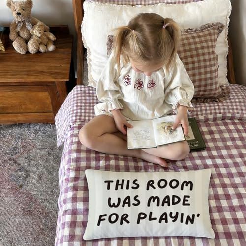 Kids Playroom Decor 12x20 Pillow Cover - Image 5