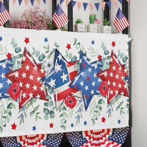 4th of July Kitchen Curtains Valances - Image 5