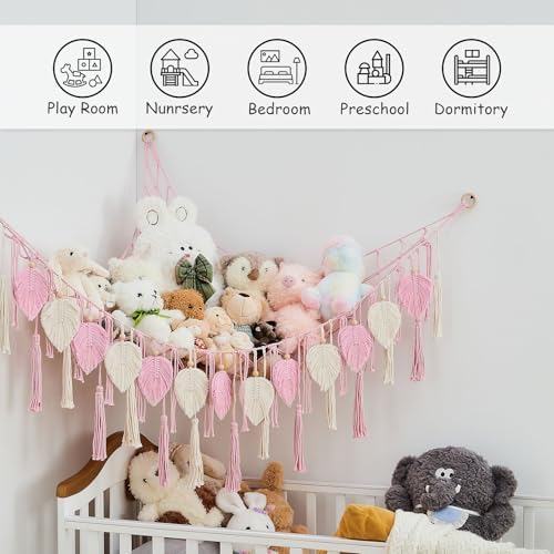 Pretty Jolly Stuffed Animal Storage Hammock - Image 3
