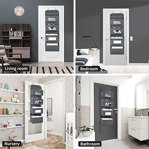 MAX Houser 4-Shelf Over The Door Hanging Organizer - Image 5