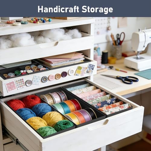 DIMJ Drawer Organizer Clothes- 26 Pack Baby Dresser Organizer - Image 6
