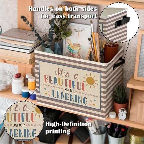 Boho Classroom Storage Bins Box - Image 5