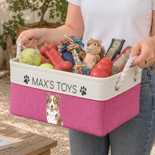 Macorner Personalized Pet Toy Storage Basket - Image 5