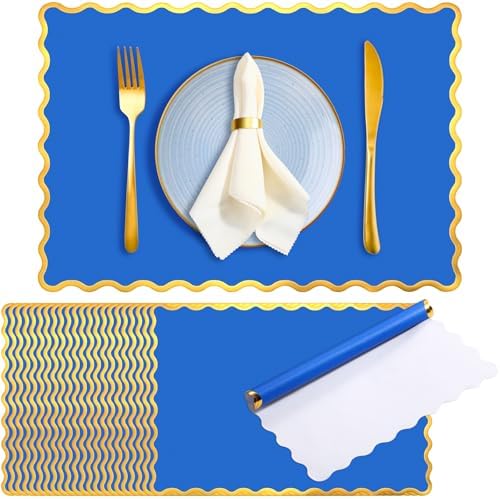 Foldtier 150 Pcs Disposable Paper Placemats Bulk 10"x14" by FoldTier