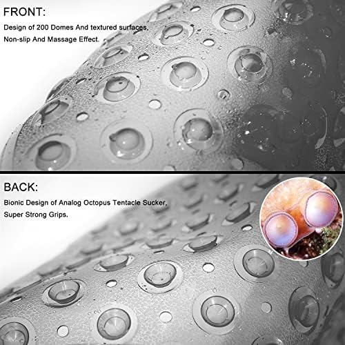 TEESHLY Bathtub Mats for Shower Tub, Extra Long Non-Slip 39 x 16 Inch Bath Mat - Image 3