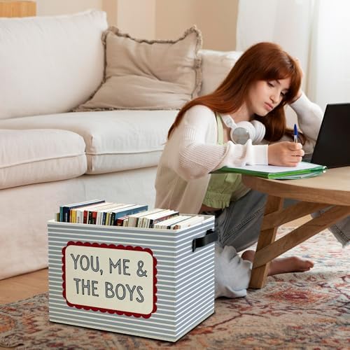 Vintage Boy Nursery Storage Bins Box - Image 3