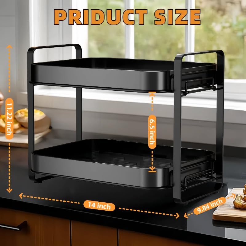 2-Tier Cup Drying Rack & Coffee Bar Accessories - Image 4