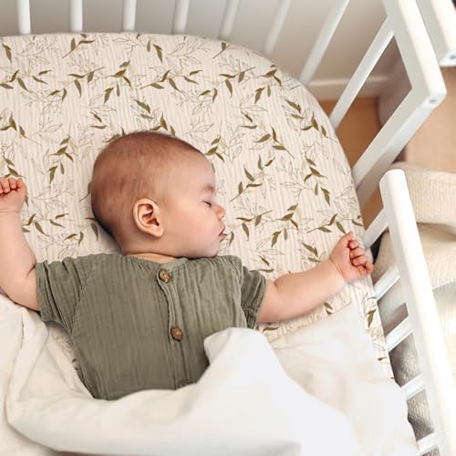 lulumoon Muslin Fitted Bassinet Sheet: Compatible - Image 7