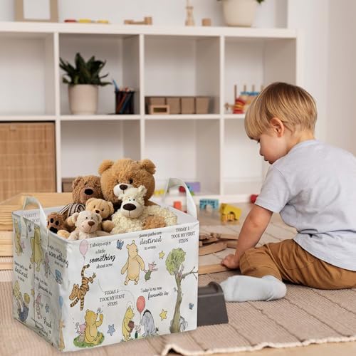Winnie Storage Basket, The Pooh Nursery Baby Stuff, Winnie Nursery Storage - Image 7