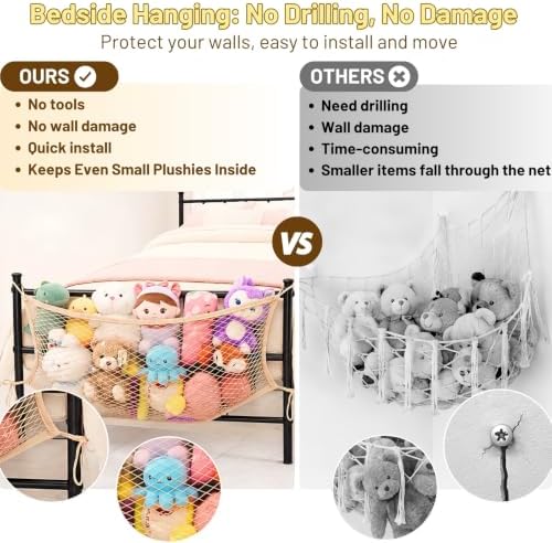 2 Pack Stuffed Animal Storage Net - Image 5