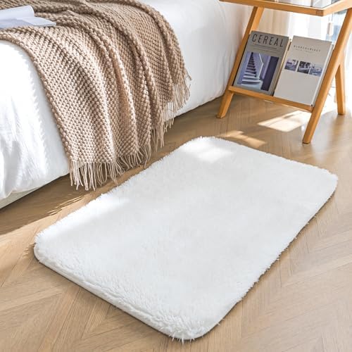 Amazon Basics Fluffy Washable Area Rug, Bedside Shaggy Carpet by AmazonBasics