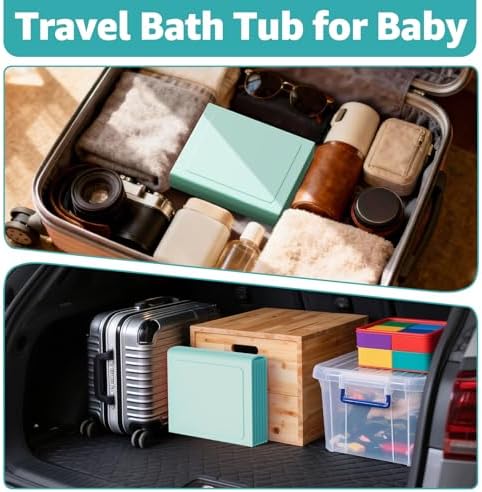 Collapsible Baby Bathtub, Toddler Bathtub - Image 6