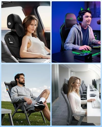 Aukee Car Headrest Pillow Memory Foam Car Neck Pillow - Image 6