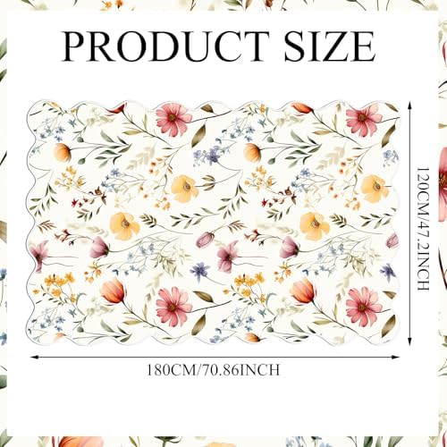 Drydiet Boho Area Rugs Cute Sweet Throw Rugs Aesthetic Soft Bedroom Carpet - Image 2