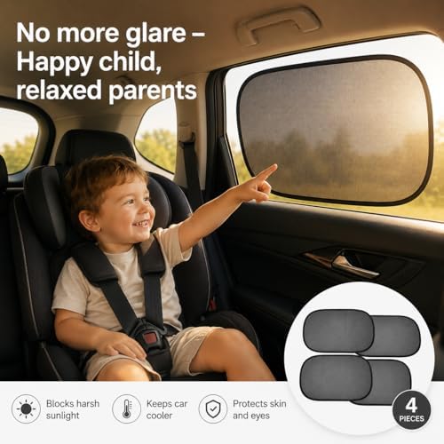 Car Window Shade for Baby -Glare Shield and UV Rays Protection for Your Child - Image 2