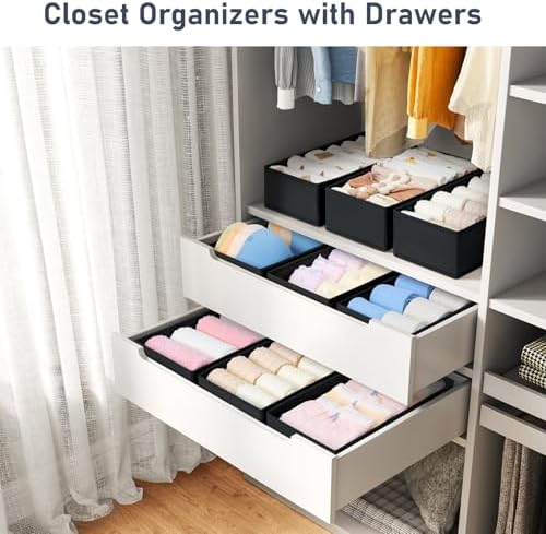 DIMJ Drawer Organizer Clothes - Image 3
