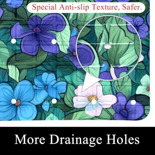Non Slip Bathtub and Shower Mat 26.8x15.1 inch, Bath Mat - Image 2