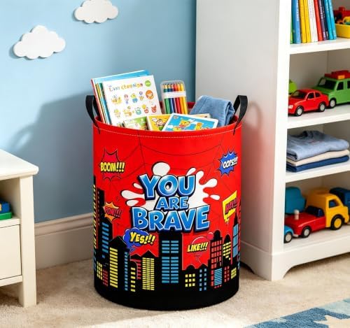 Baby Laundry Basket Baby Nursery Hamper Kids Laundry Basket Toy Storage Bin - Image 3