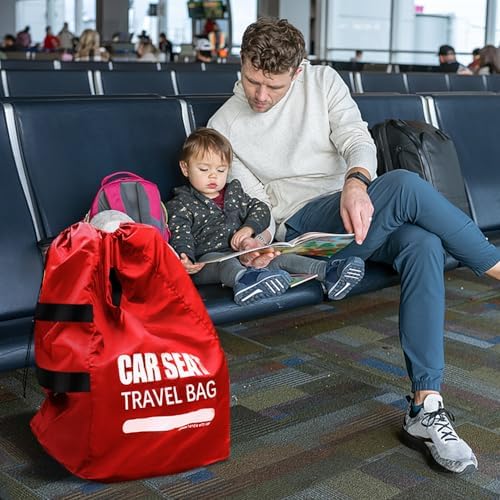 Car Seat Travel Bag for Airplane, Large Car Seat Bags for Air Travel - Image 7