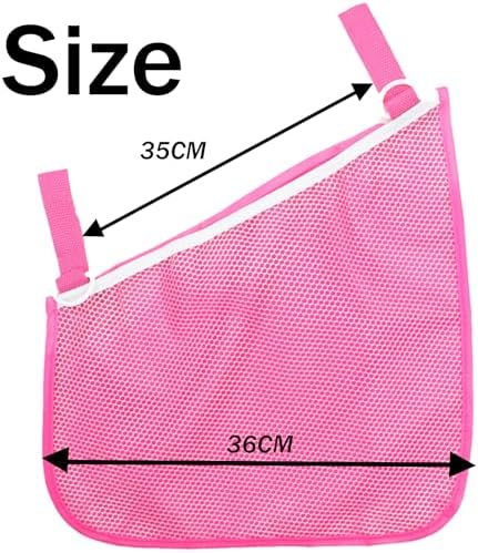 2 Pack Universal Side Sling Stroller Mesh Cargo Net, Side Sling Stroller Mesh - Image 4