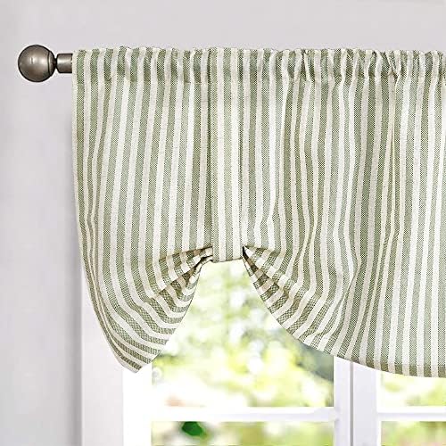 jinchan Linen Boxter Stripe Valances by JINCHAN