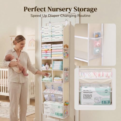 6-in-1 Over Door Hanging Organizer - Image 4