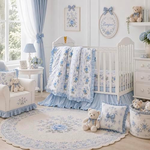 Brandream Organic Cotton Baby Crib Bedding Set - Image 6