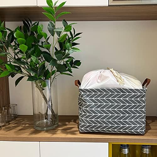 CLOCOR 3-pack Rectangular Storage Bin, Collapsible Home Organization - Image 3