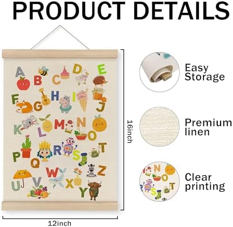 MAQIKA Alphabet Classroom Poster Framed - Image 7