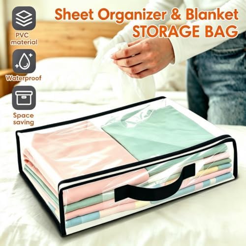 12 Pack Clear Storage Bags - Image 4