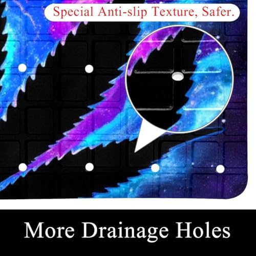 Non Slip Shower Mat Bathtub Mat 15.1x26.8 Inch, Quick Dry Bath Mat - Image 2