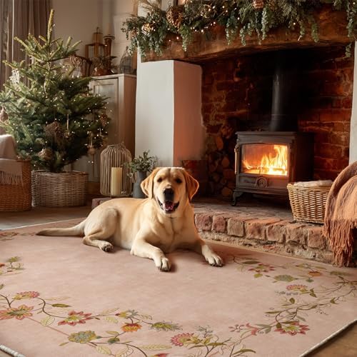 3x5 Washable Area Rugs for Entryway: Small Living Room Rug Non Slip Carpet - Image 5