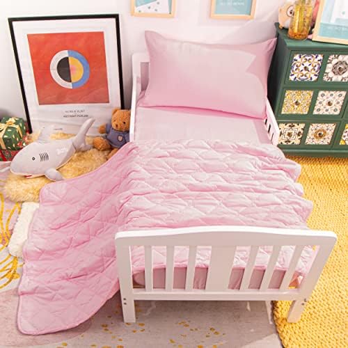 NTBAY Toddler Microfiber Bedding Set, 4 Piece - Image 6