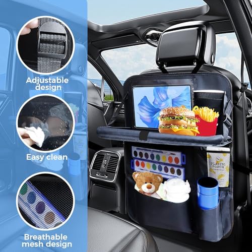 Backseat car organizer, 9 storage pockets, car organizer - Image 4