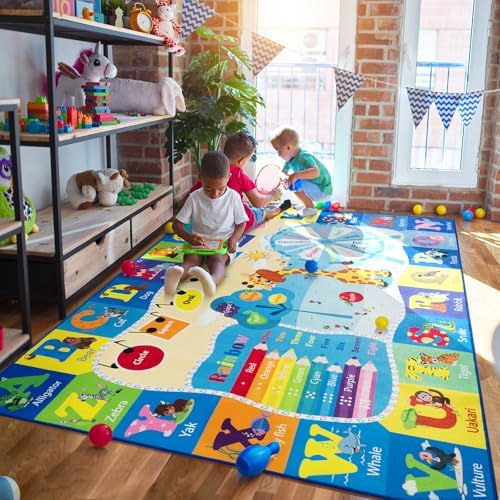 BENRON 6x9 Playroom Rug for Kids Washable, Play Mat by BBENRON
