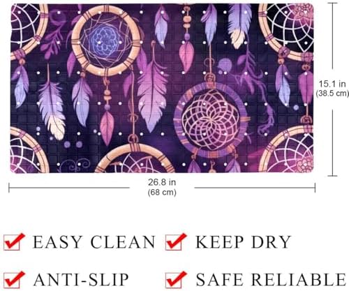 Non Slip Shower Mat Bathtub Mat 15.1x26.8 Inch, Quick Dry Bath Mat - Image 4