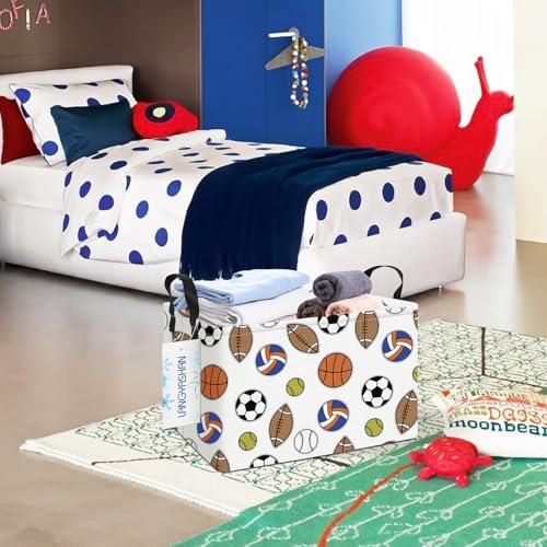 Rectangular Collapsible Colorful Balls Storage Basket Nursery Organizer - Image 6