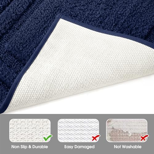 HOMEIDEAS Bathroom Rugs Sets 2 Piece, Super Soft and Absorbent Non Slip - Image 5