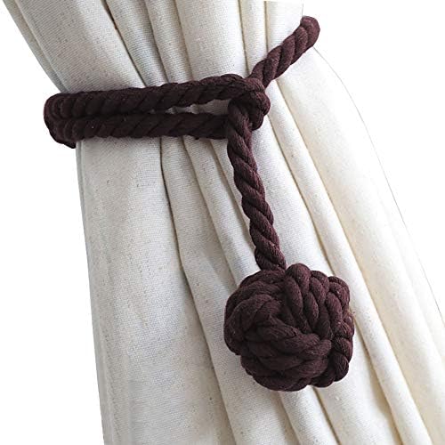 Melaluxe 4 Pack Curtain Tiebacks by Melaluxe
