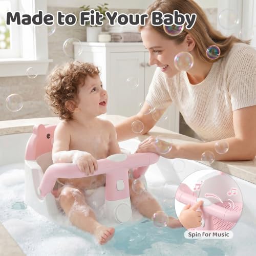 Baby Bath Seat for Babies 6 Months & Up, Toddler Bathtub Chair - Image 4