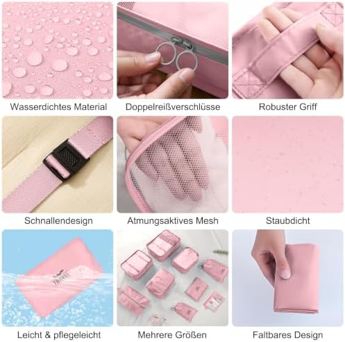 Packing Cubes for Travel 10 Set Luggage Organizer Bags - Image 6