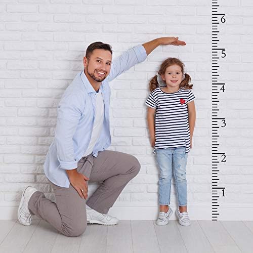 Tatuo 7 Feet Growth Chart Stencil Kids Height Growth Chart Reusable Ruler - Image 6