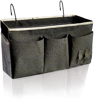 Bedside Caddy, Bedside Hanging Storage Organizer forBunk and Hospital Beds by SMALIGOLA