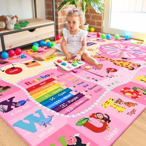 BENRON 3x5 Playroom Rug for Kids Washable, Play Mat - Image 5