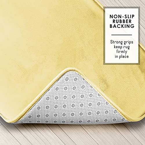 Clara Clark 3 Piece Bathroom Rugs Bath Mat Set, Velvet Memory Foam Bath Mats - Image 4