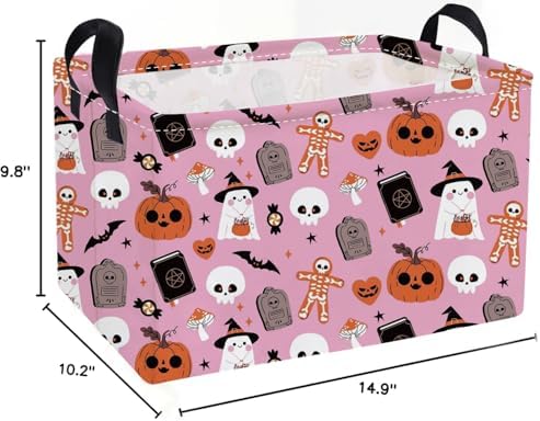 Essme Rectangular Halloween Basket, Gift Basket. - Image 2